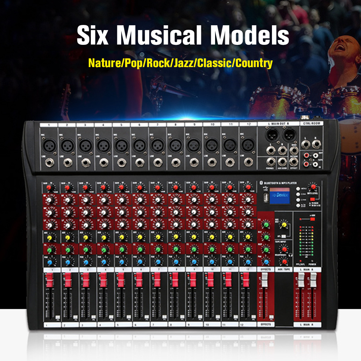 12-Channel-bluetooth-Live-Studio-Audio-Mixer-Mixing-Console-with-USB-XLR-Input-48V-Phantom-1452037