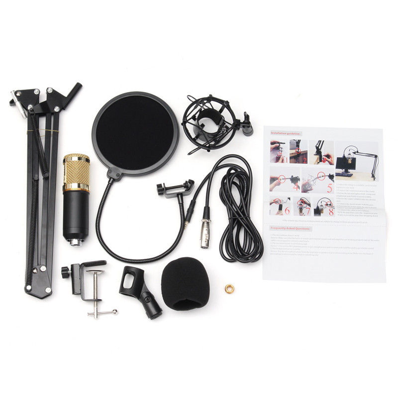 BM800-Condenser-Microphone-Dynamic-System-Kit-Shock-Mount-Boom-Stand-Studio-Pro-1202404