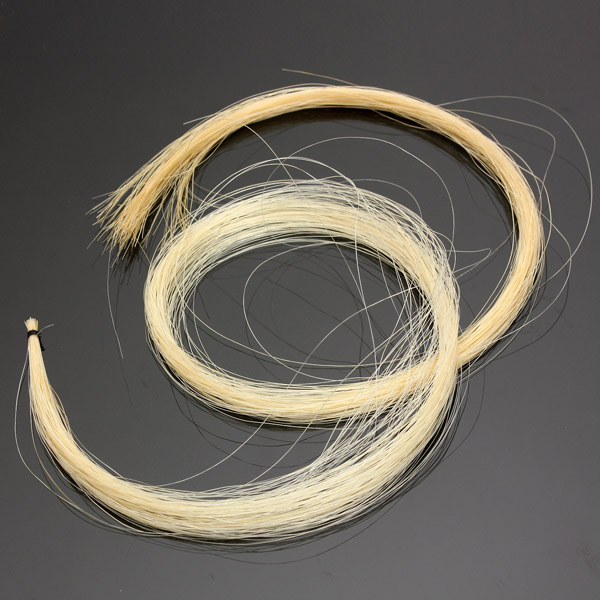 1-Hank-32-Inch-Mongolian-ViolinViola-Bow-Hair-Horsehair-White-983150