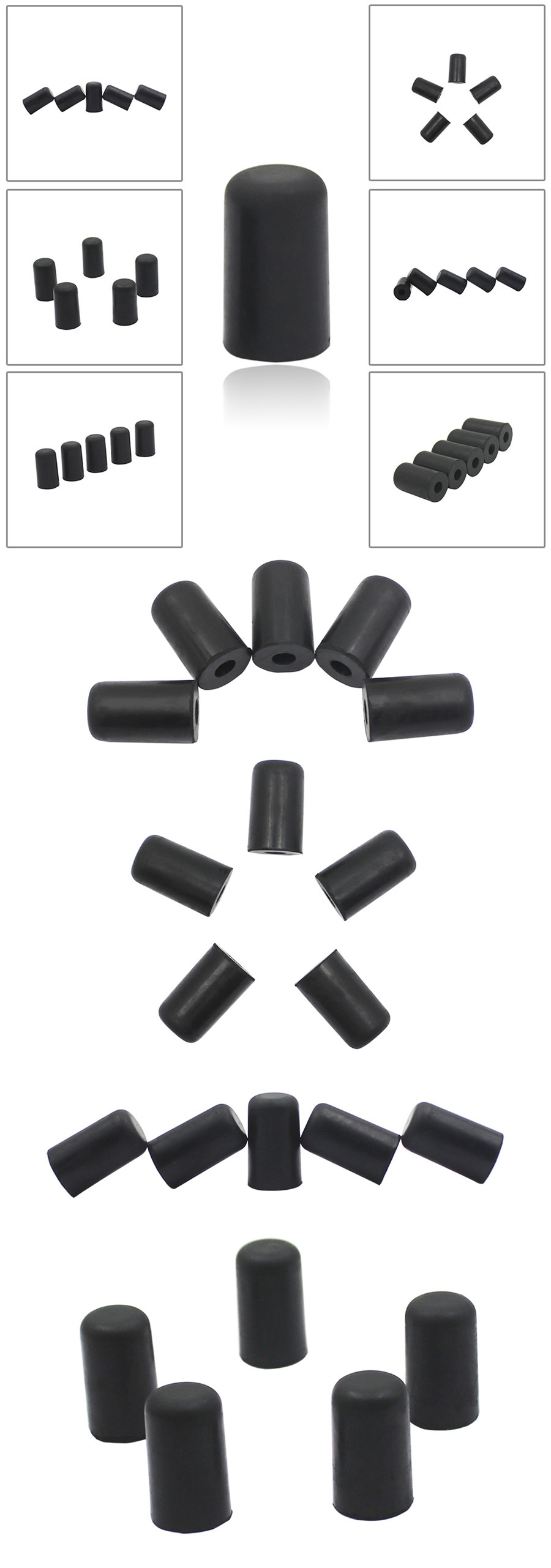 5Pcs-Cello-Rubber-Endpin-Tip-Protector-Non-Slip-Mat-1062613