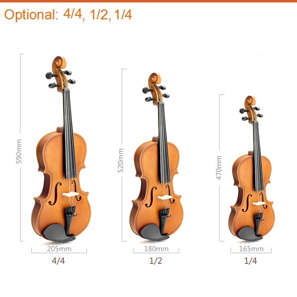 Deviser-V-35-Spruce-12-14-Violin-with-Case-Rosin-Bow-For-Children-1036397