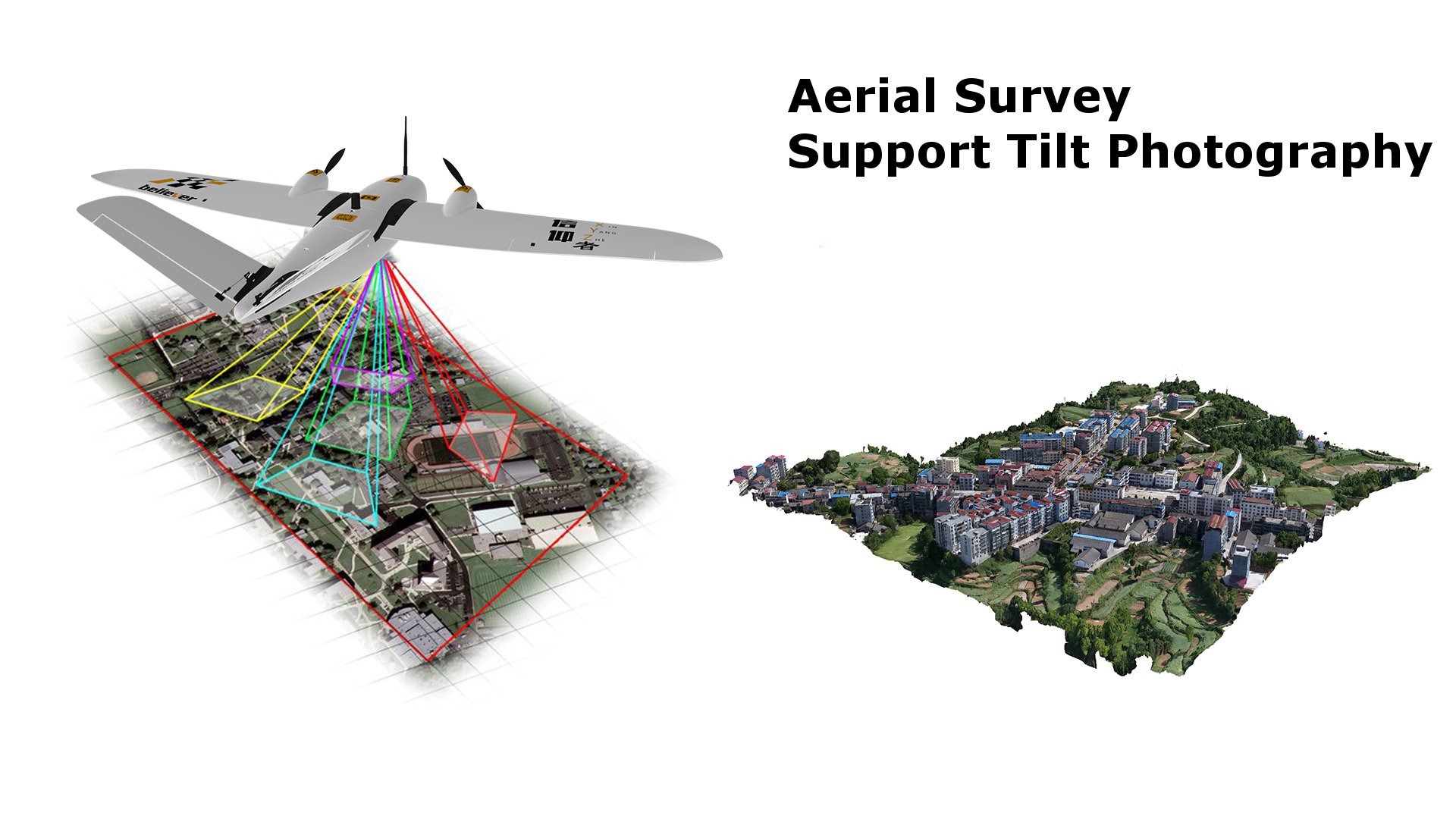 Believer-1960mm-Wingspan-EPO-Portable-Aerial-Survey-Aircraft-RC-Airplane-KIT-1178800