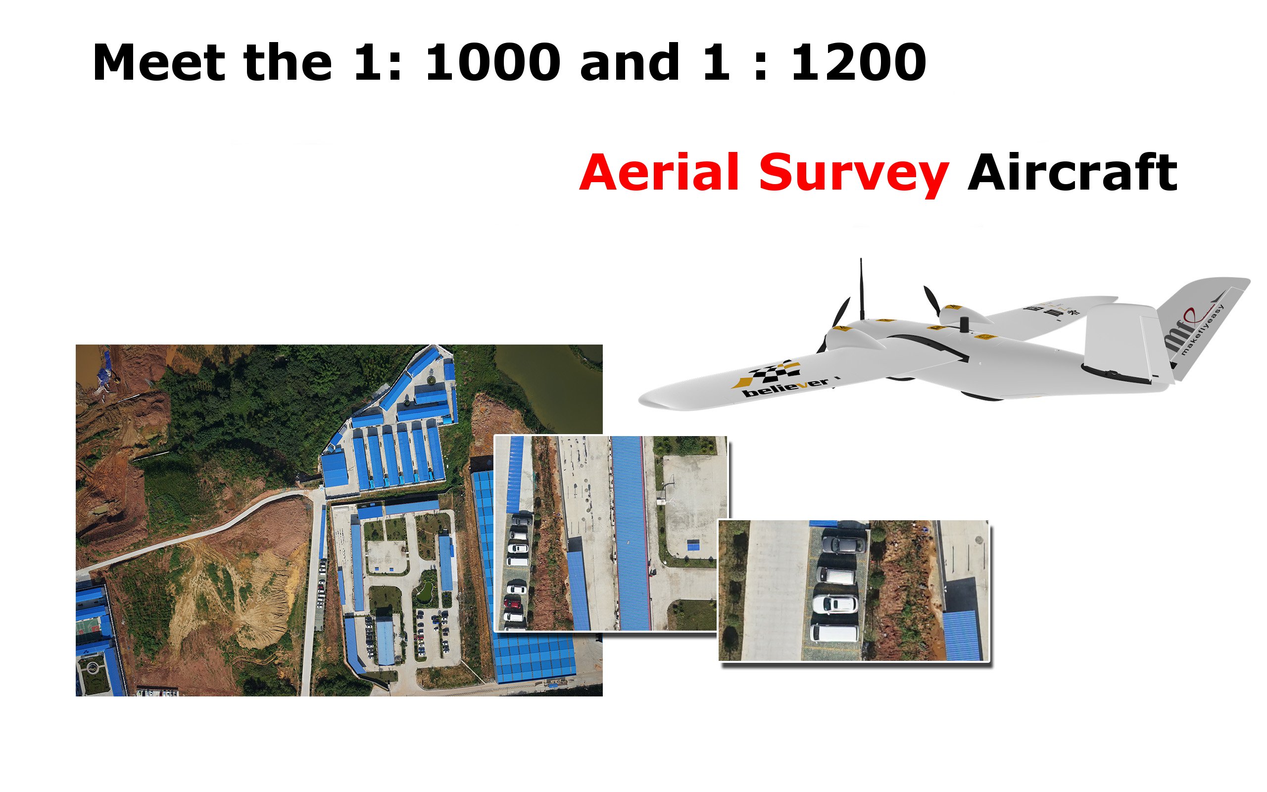 Believer-1960mm-Wingspan-EPO-Portable-Aerial-Survey-Aircraft-RC-Airplane-KIT-1178800