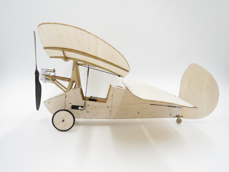 Flea-Balsa-Wood-358MM-Wingspan-Micro-RC-Airplane-Newton-Kit-With-Power-System-1122905