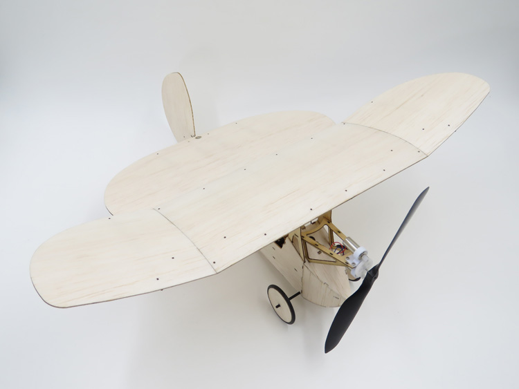 Flea-Balsa-Wood-358MM-Wingspan-Micro-RC-Airplane-Newton-Kit-With-Power-System-1122905