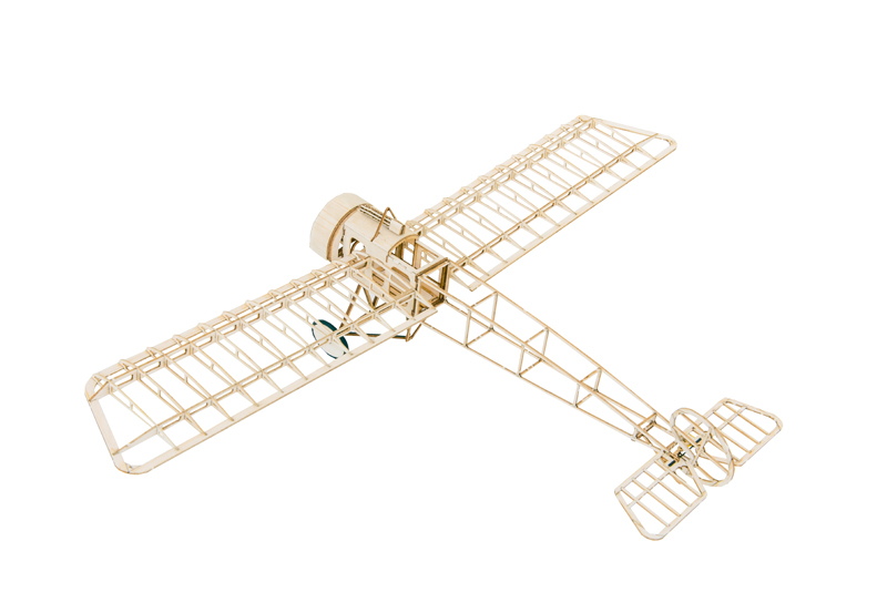 Fokker-E3-480mm-Wingspan-Balsa-Wood-Laser-Cut-RC-Airplane-KIT-1266615