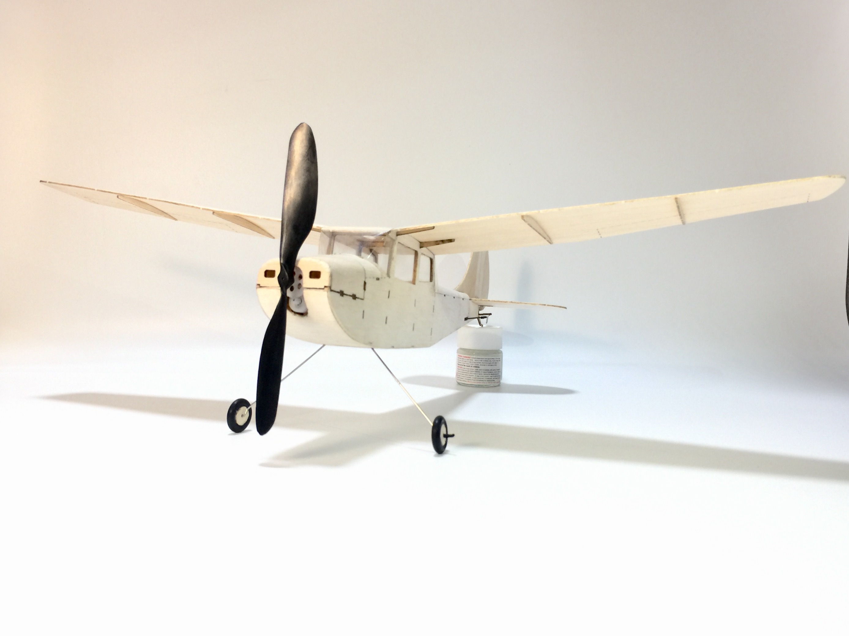MinimumRC-Cessna-L-19-460mm-Wingspan-Balsa-Wood-Laser-Cut-RC-Airplane-KIT-1210610