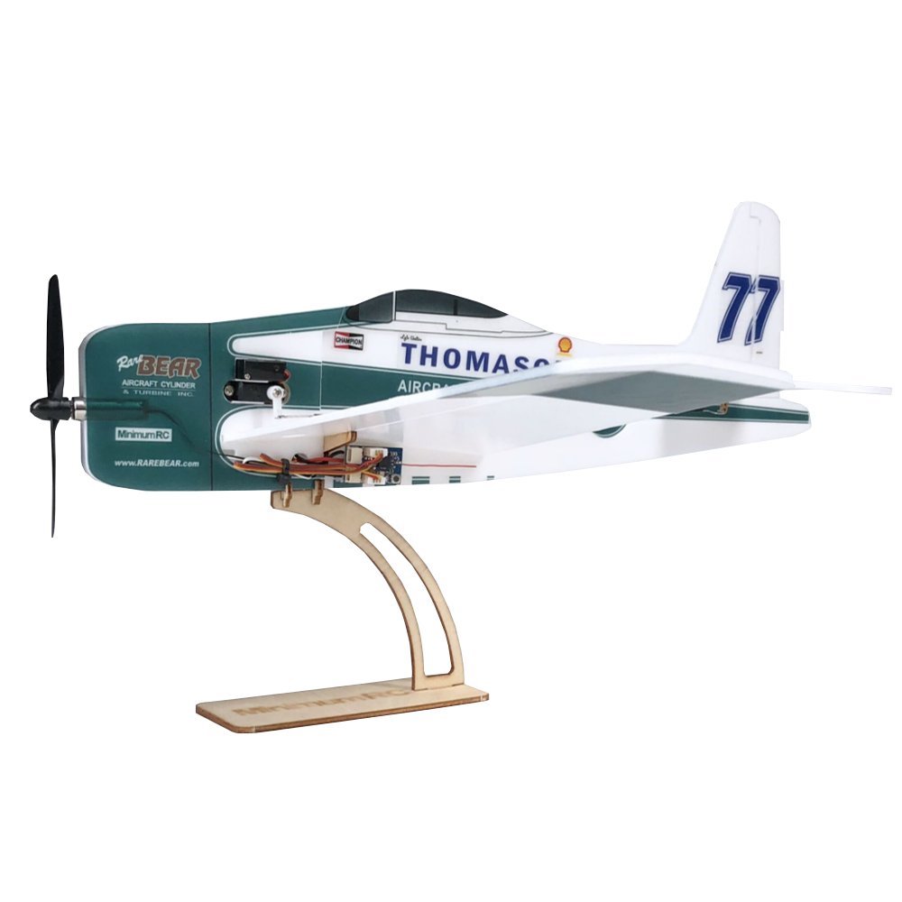 MinimumRC-F8F-Rare-Bear-360mm-Wingspan-KT-Board-Mini-RC-Airplane-KIT-With-720-Coreless-Motor-1346681