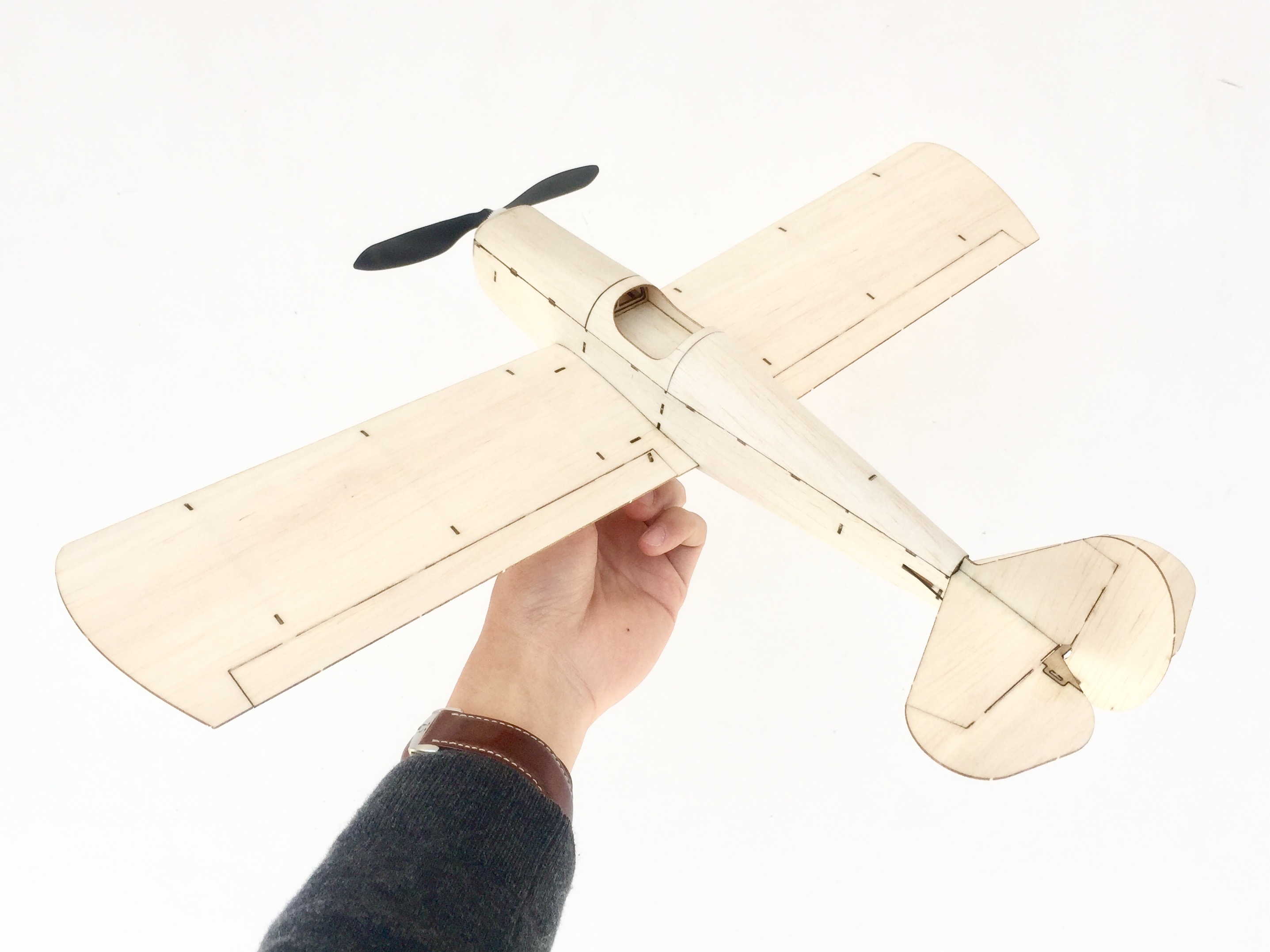 MinimumRC-Spacewalker-460mm-Wingspan-Balsa-Wood-Laser-Cut-RC-Airplane-KIT-1151157