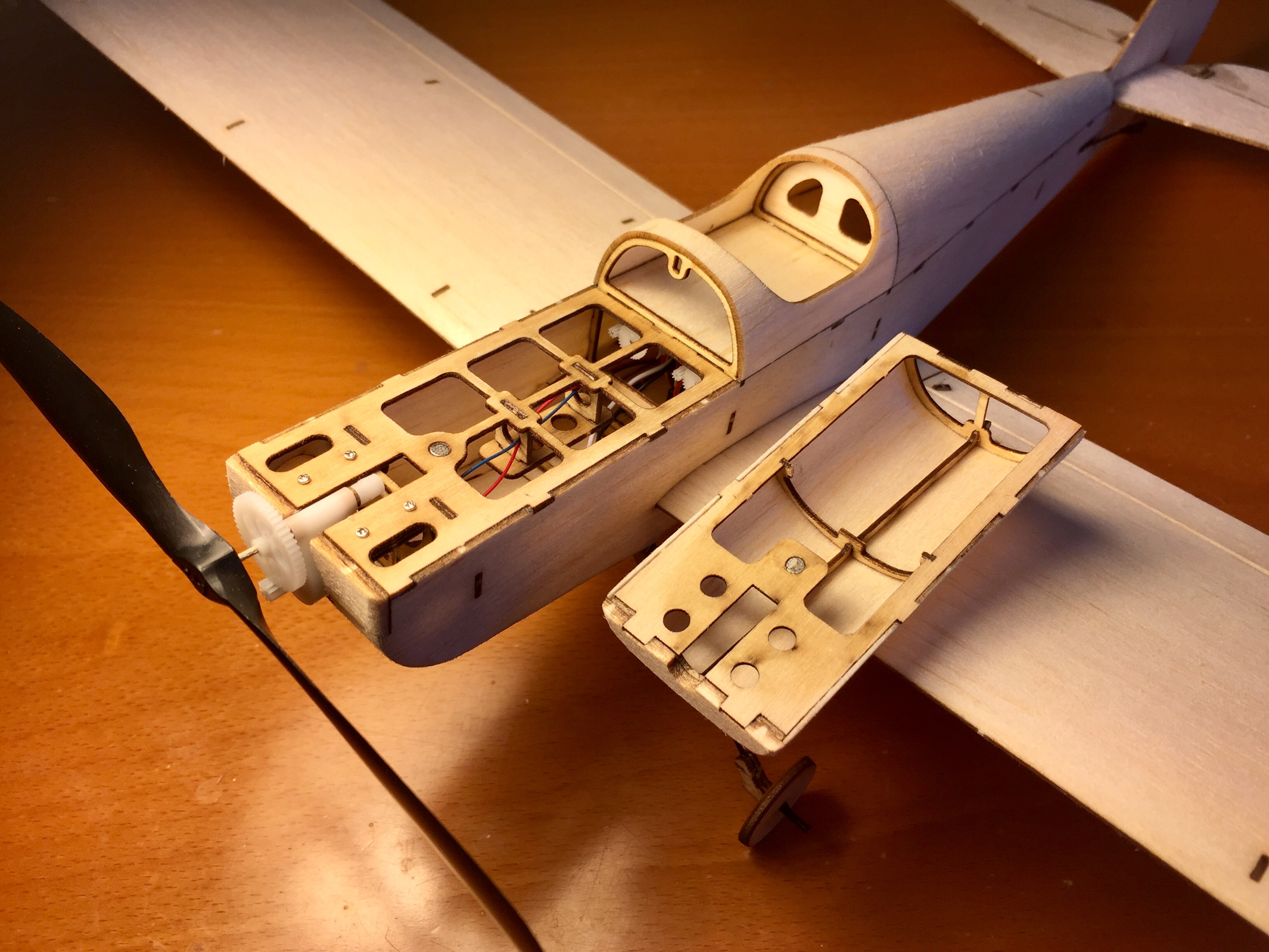 MinimumRC-Spacewalker-460mm-Wingspan-Balsa-Wood-Laser-Cut-RC-Airplane-KIT-1151157