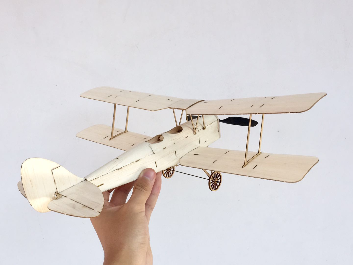 MinimumRC-Tiger-Moth-Biplane-400mm-Wingspan-Balsa-Wood-Laser-Cut-RC-Airplane-KIT-1142300