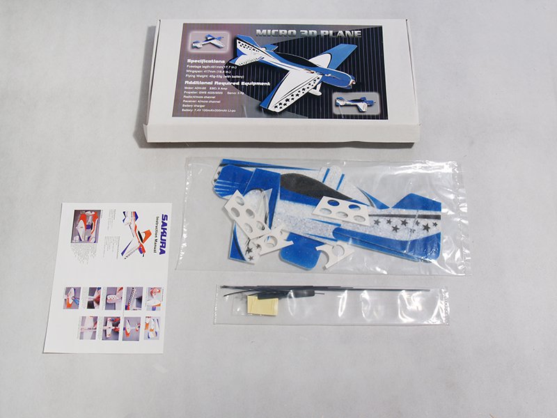 SAKURA-417mm-Wingspan-3D-Aerobatic-EPP-Micro-RC-Airplane-KIT-1063379