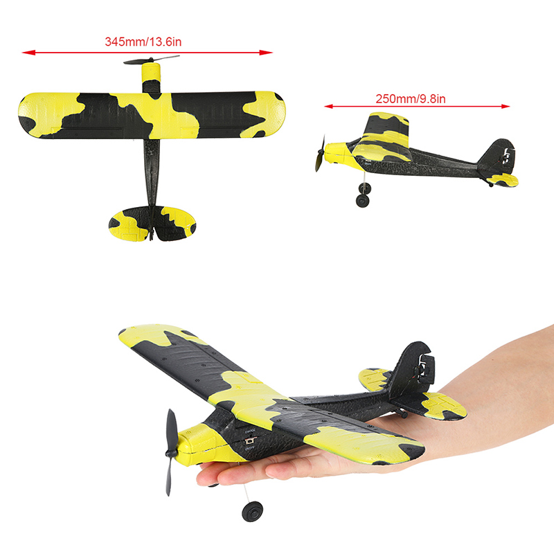 Techboy-Mini-Fox-24G-2CH-345mm-Wingspan-EPP-360-Degree-Rotation-RC-Airplane-Glider-RTF-1321775