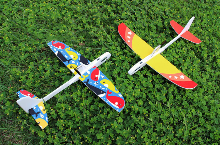Upgraded-Super-Capacitor-Electric-Hand-Throwing-Free-flying-Glider-DIY-Airplane-Model-1171118