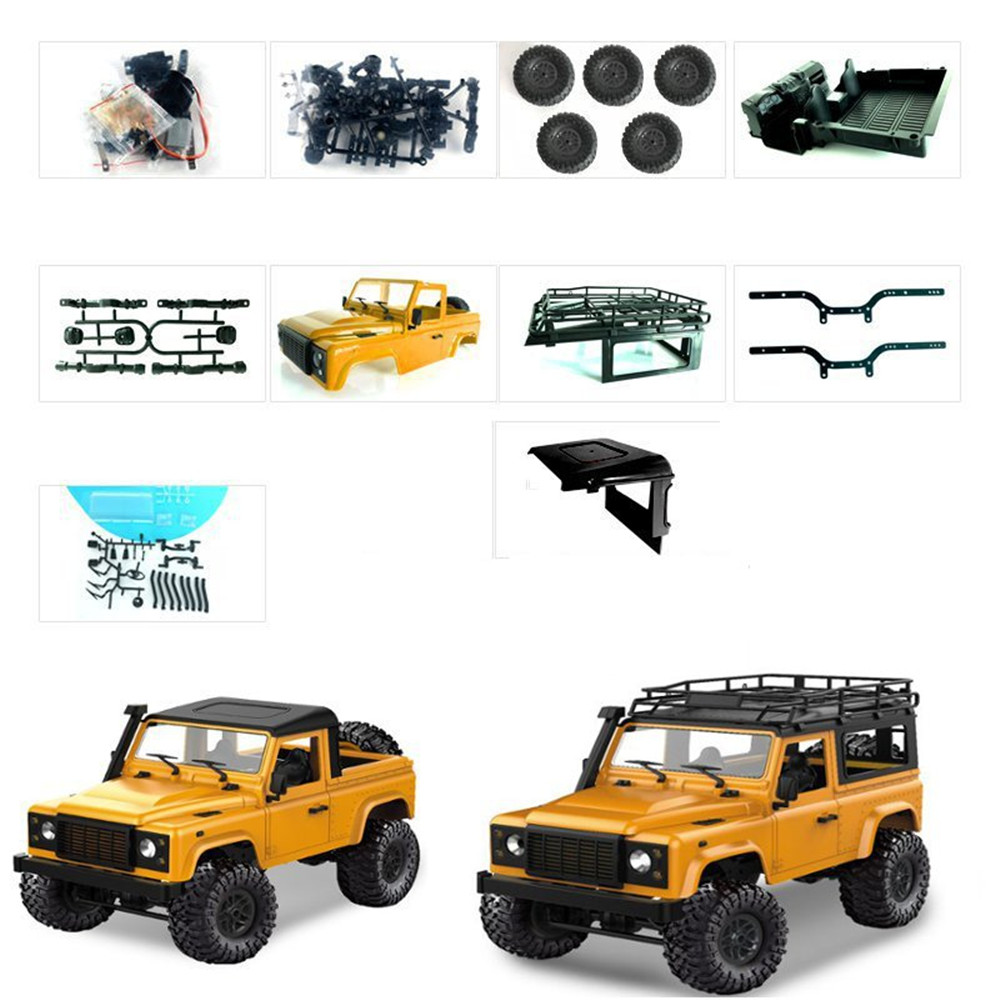 1-Set-MN-90-Kit-112-24G-4WD-Rc-Car-Crawler-Monster-Truck-Without-ESC-Transmitter-Receiver-Battery-1370557