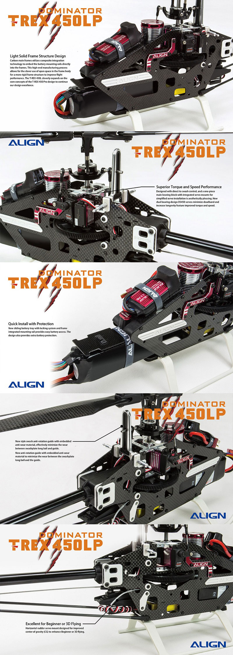 ALIGN-T-REX-450LP-RC-Helicopter-RH45E32XW-Dominator-Super-Combo-1289181