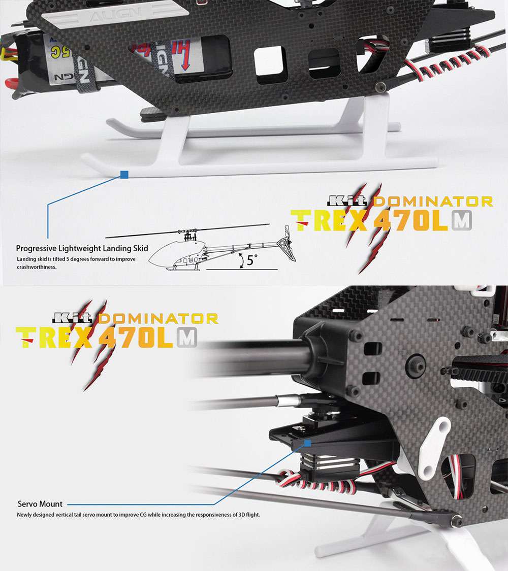 ALIGN-T-REX-470LM-E06-Dominator-6CH-3D-Flying-Belt-Drive-RC-Helicopter-Metal-Kit-With-1800KV-Motor-5-1554381