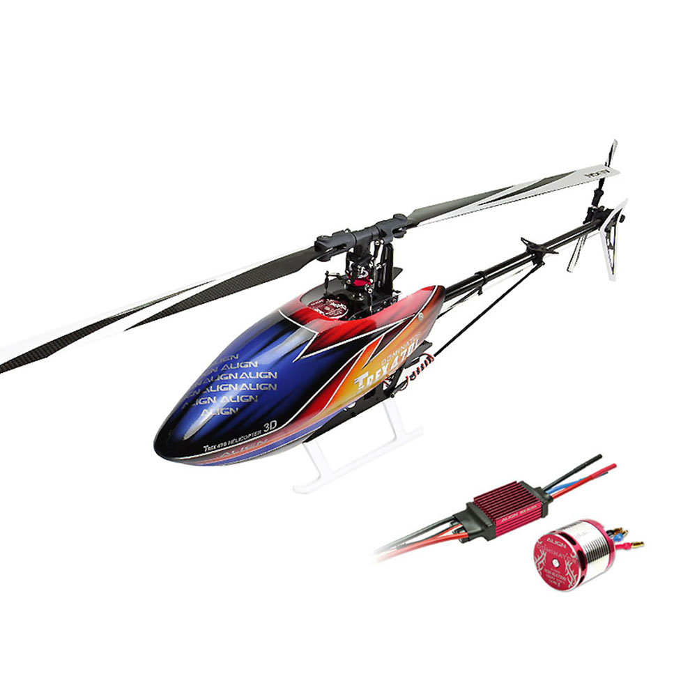 ALIGN-T-REX-470LP-DOMINATOR-6CH-3D-Fly-Belt-Drive-RC-Helicopter-Kit-With-1800KV-Motor-50A-ESC-1554380