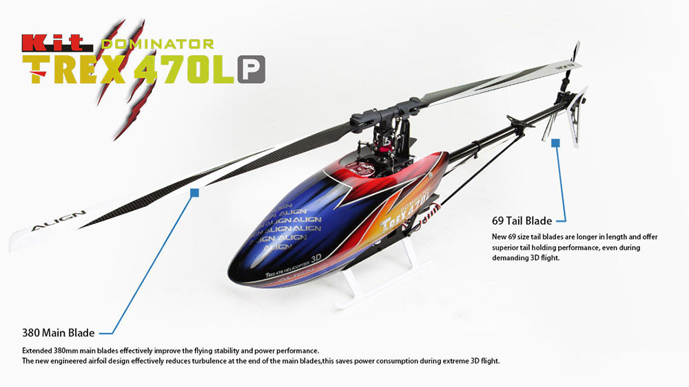 ALIGN-T-REX-470LP-DOMINATOR-6CH-3D-Flying-RC-Helicopter-Super-Combo-With-1800KV-Brushless-Motor-50A--1554379