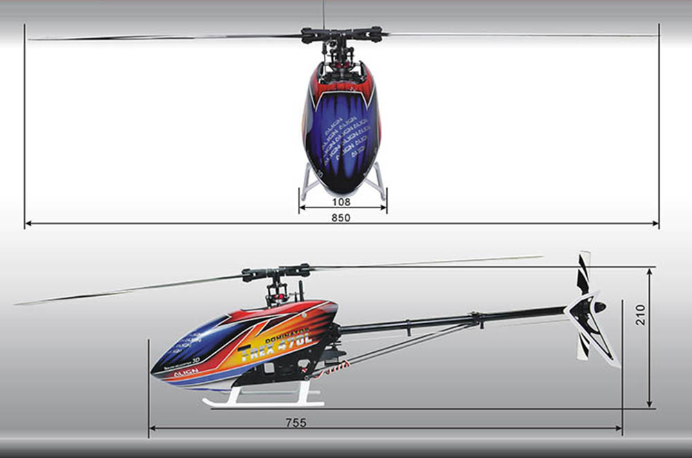 ALIGN-T-REX-470LP-DOMINATOR-6CH-3D-Flying-RC-Helicopter-Super-Combo-With-1800KV-Brushless-Motor-50A--1554379