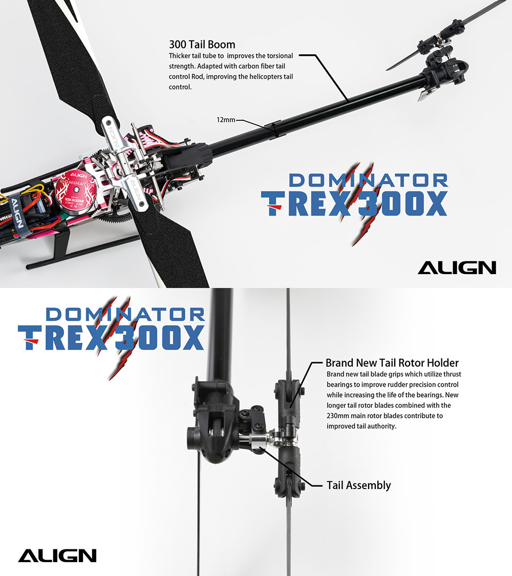 Align-T-Rex-300X-DOMINATOR-DFC-6CH-3D-Flying-RC-Helicopter-Super-Combo-With-RCE-BL25A-ESC-3700KV-Mot-1542055