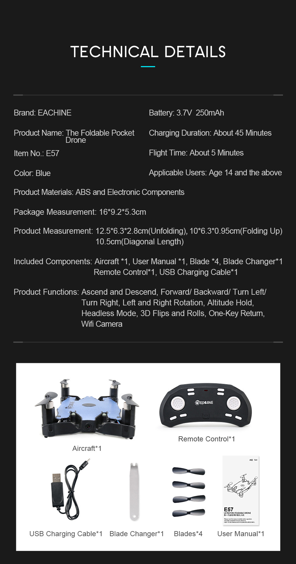 Anniversary-Sale-Eachine-E57-WiFi-FPV-Selfie-Drone-With-2MP-720P-HD-Camera-Auto-Foldable-Arm-Altitud-1551222