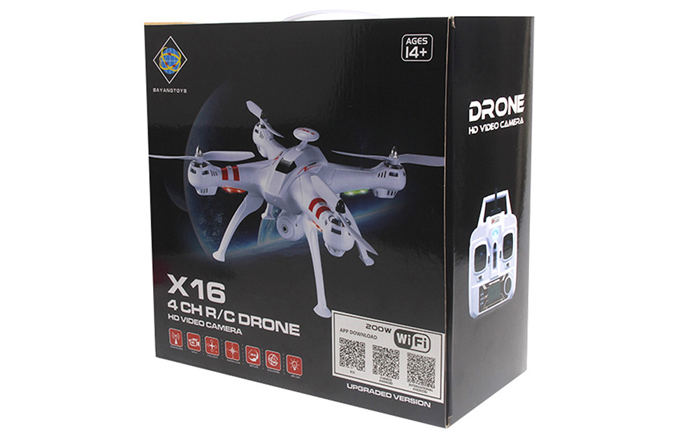 BAYANGTOYS-X16-Brushless-WIFI-FPV-With-2MP-Camera-Altitude-Hold-24G-4CH-6Axis-RC-Quadcopter-RTF-1051236