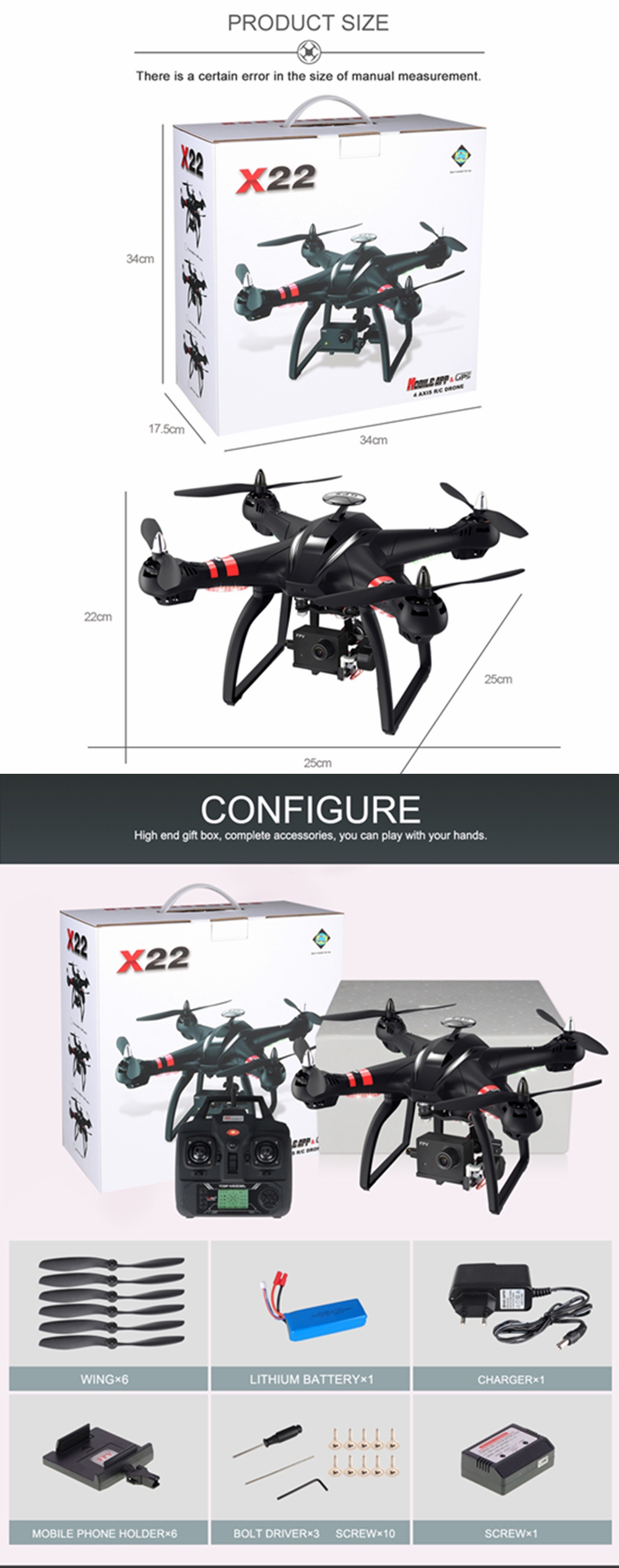 BAYANGTOYS-X22-Brushless-Dual-GPS-WIFI-FPV-with-3-Axis-Gimbal-1080P-Camera-RC-Drone-Quadcopter-RTF-1315711