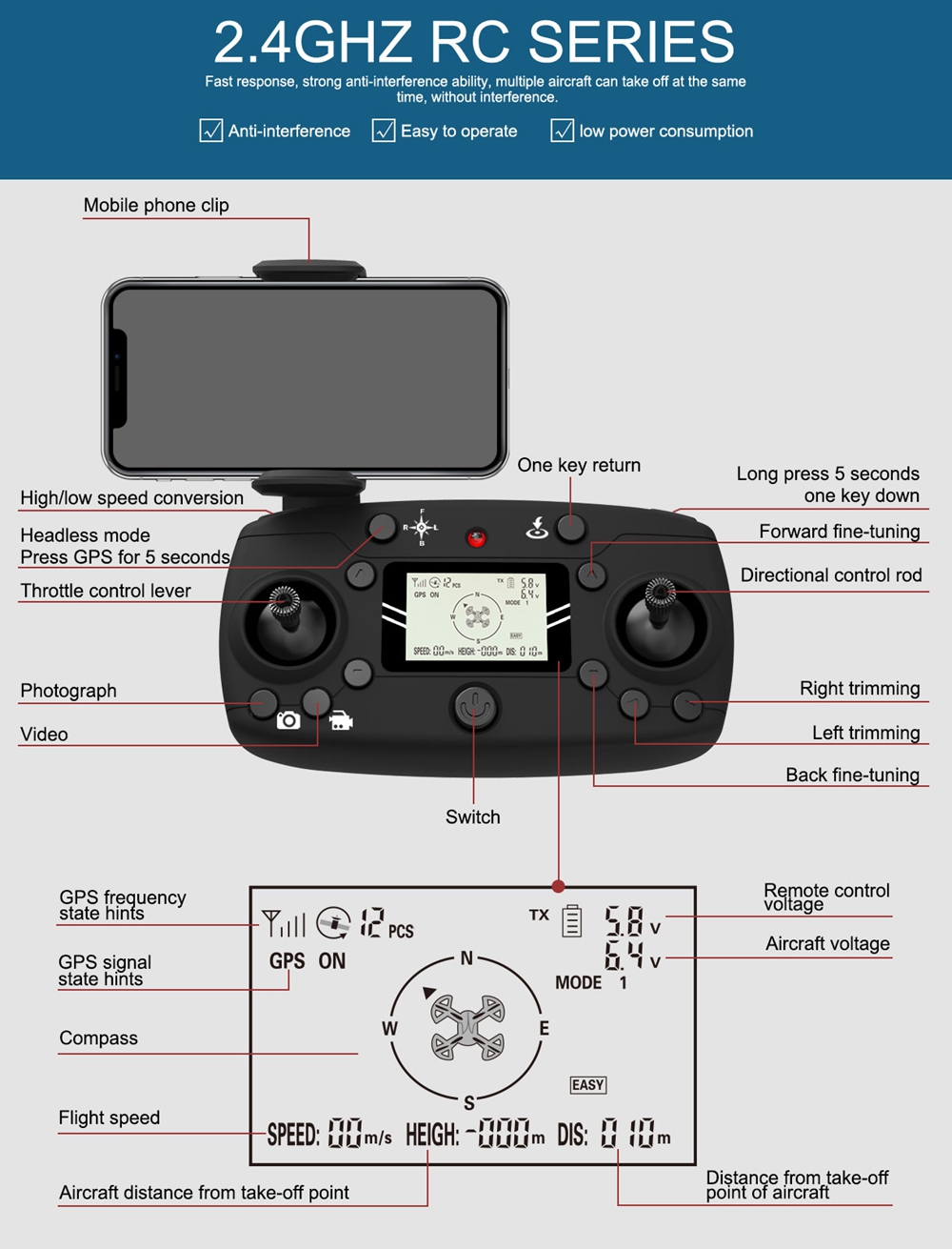 BAYANGTOYS-X30-GPS-5G-WiFi-1080P-FPV-with-8MP-HD-Camera-Follow-Me-Foldable-RC-Drone-Quadcopter-RTF-1380305