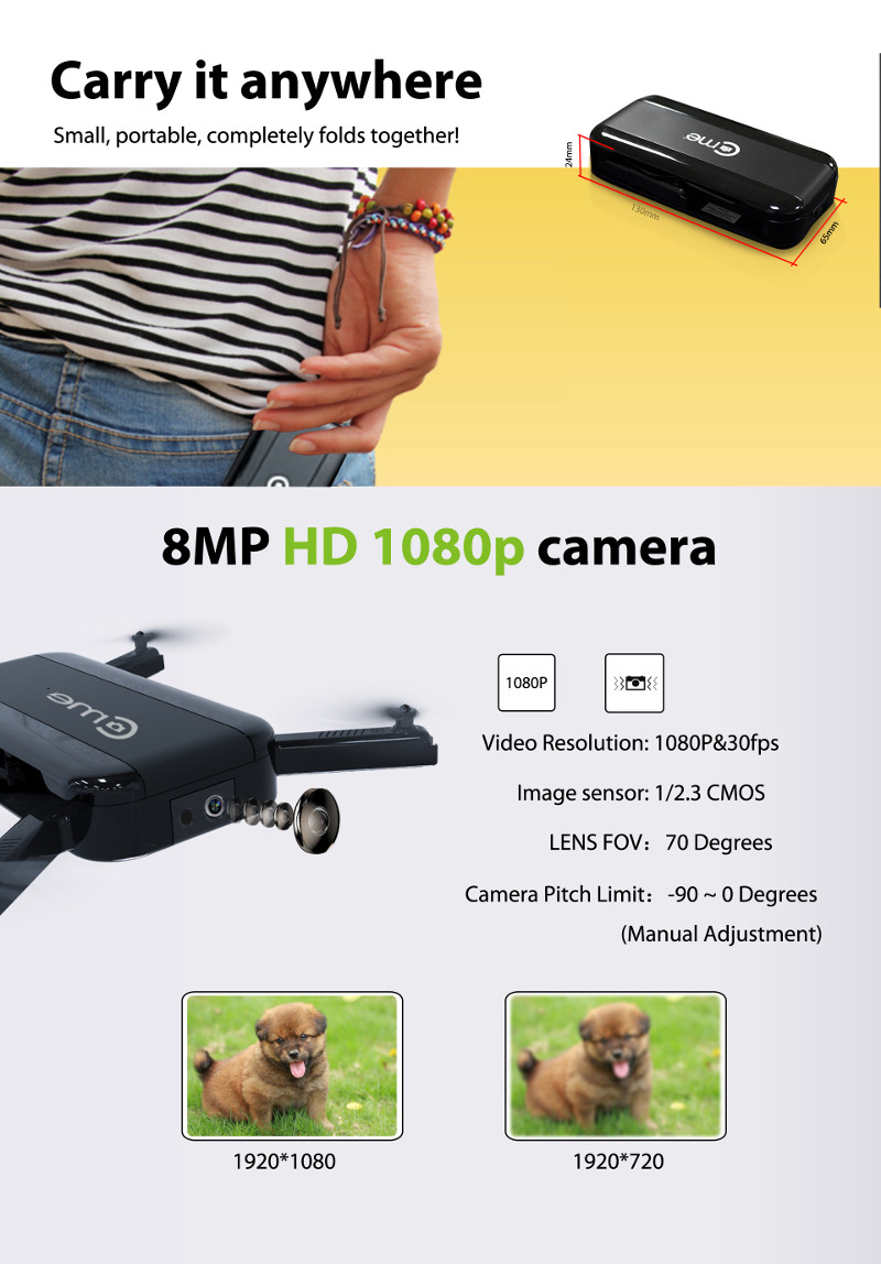 C-me-Cme-WiFi-FPV-Selfie-Drone-With-8MP-1080P-HD-Camera-GPS-Altitude-Hold-Mode-Foldable-RC-Quadcopte-1260477