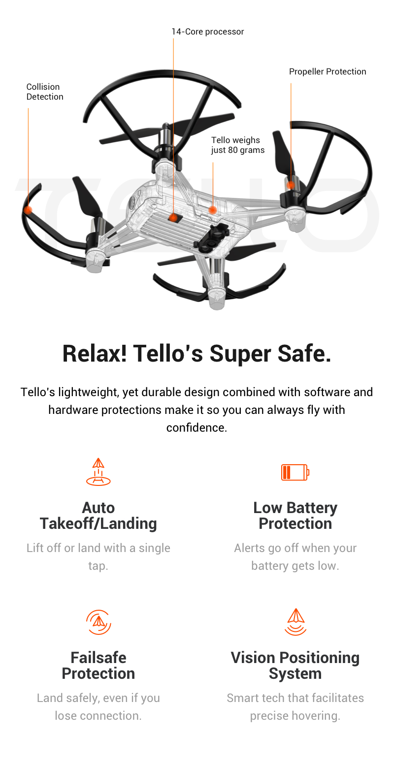 DJI-Ryze-Tello-Drone-RTF-with-5MP-HD-Camera-720P-WiFi-FPV-GameSir-T1s-Bluetooth-Remote-Control-1312829