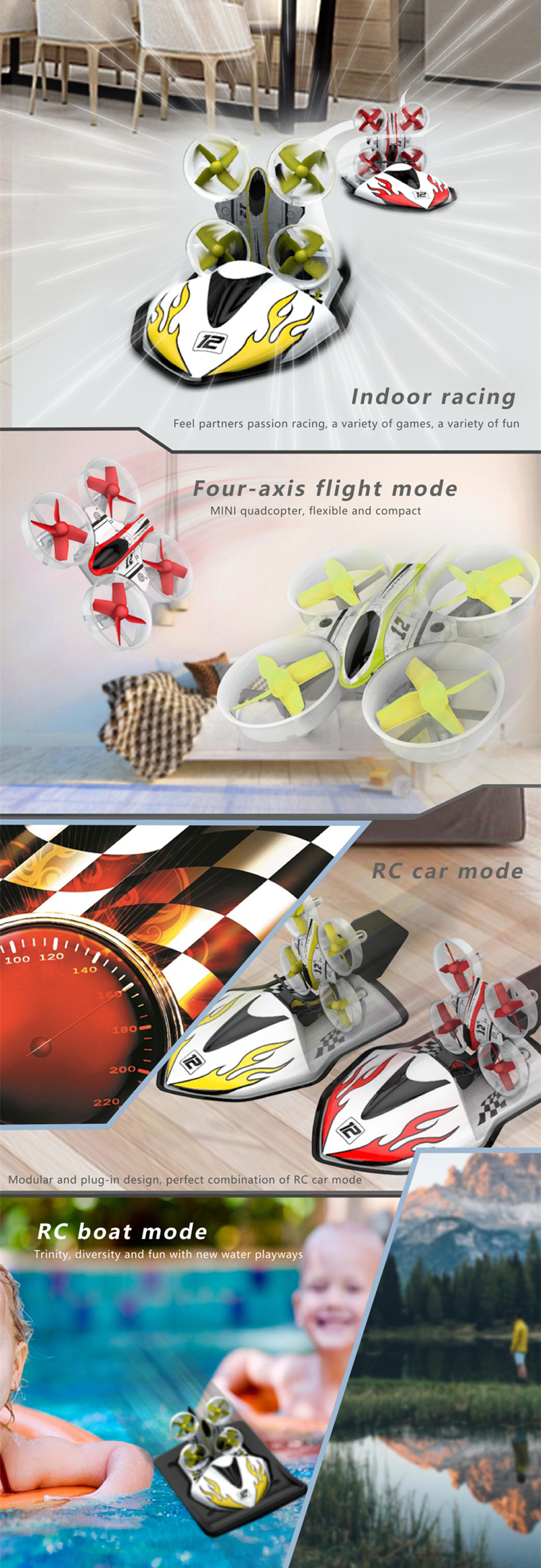 Eachine-E015-With-Flight-Boat-Car-3-mode-Altitude-Hold-Mode-RC-Drone-Quadcopter-RTF-1344017