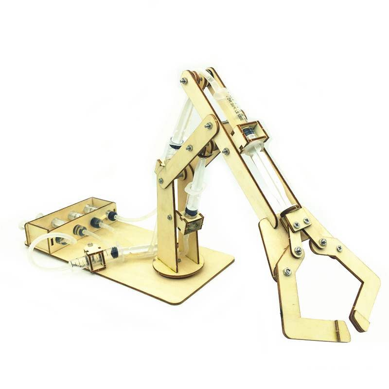 DIY-Educational-Electric-Piston-Cylinder-Hydraulic-Robot-Arm-Scientific-Toys-1294727