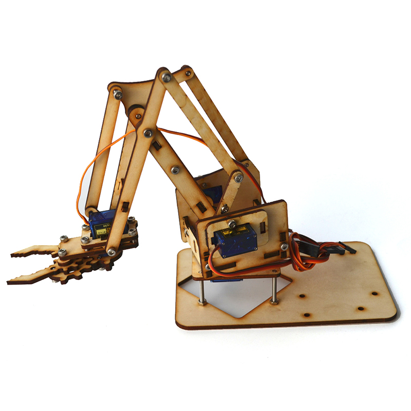 4DOF-Wood-Arm-Mechanical-Robot-Arm-Kit-with-SG90-Servo-for-Arduino-1240642