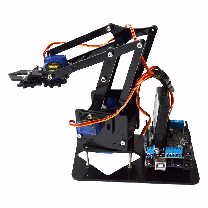 Acrylic-Remote-Control-Robot-Arm-4DOF-With-Arduino-PS2-RC-Robot-Toys-1240623