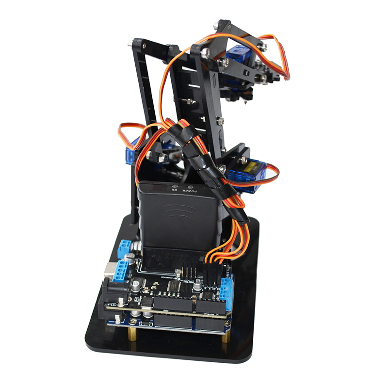 Acrylic-Remote-Control-Robot-Arm-4DOF-With-Arduino-PS2-RC-Robot-Toys-1240623