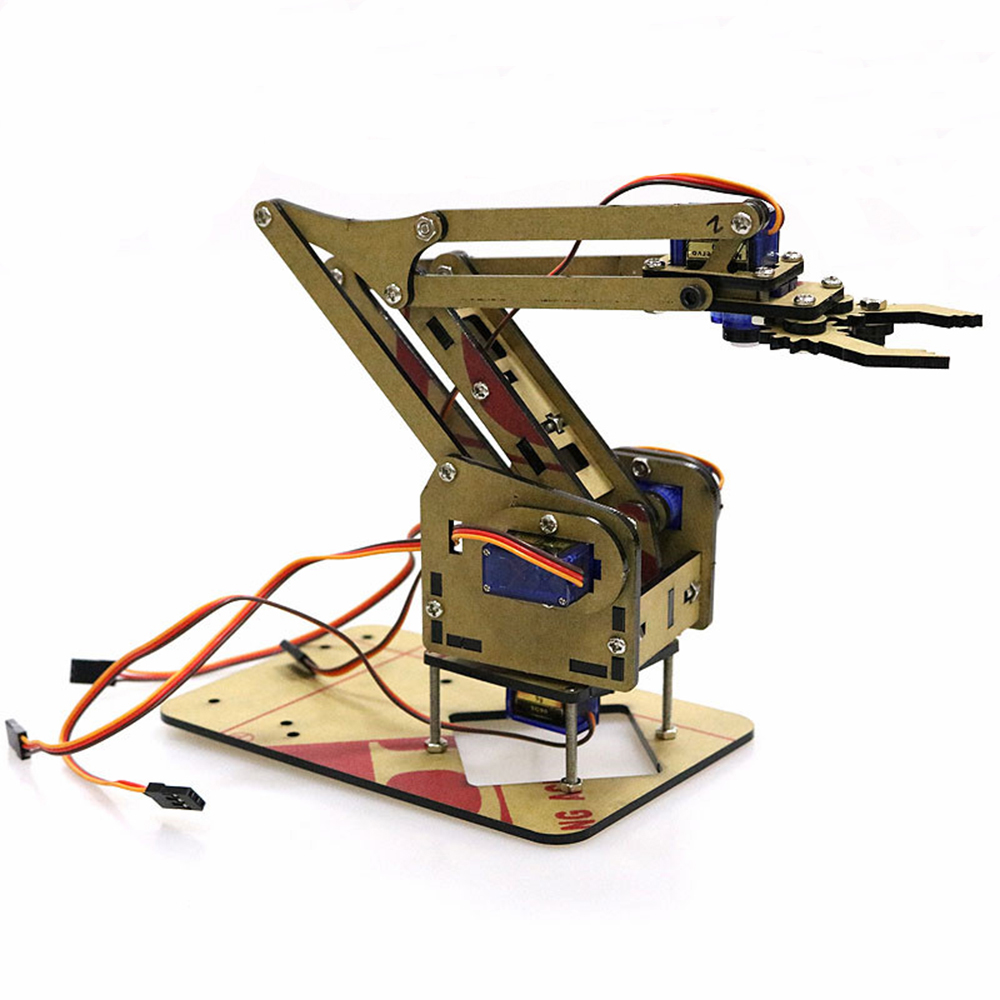 DIY-4DOF-Arduino-Acrylic-RC-Robot-Arm-Gripper-Educational-Kit-With-MG90S-Servos-1390385