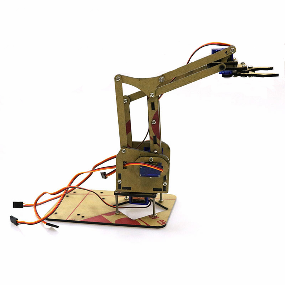 DIY-4DOF-Arduino-Acrylic-RC-Robot-Arm-Gripper-Educational-Kit-With-MG90S-Servos-1390385