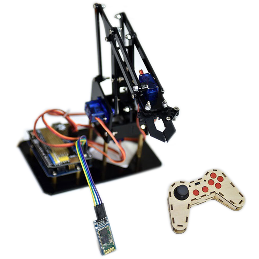 DIY-STEAM-Arduino-Smart-RC-Robot-Arm-Acrylic-Educational-Kit-With-Servos-1428773