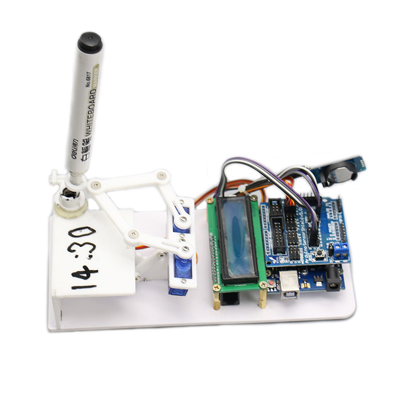 Plotclock-Upgraded-Manipulator-Drawing-Robot-Robotic-Clock-with-Arduino-Controller-1291019