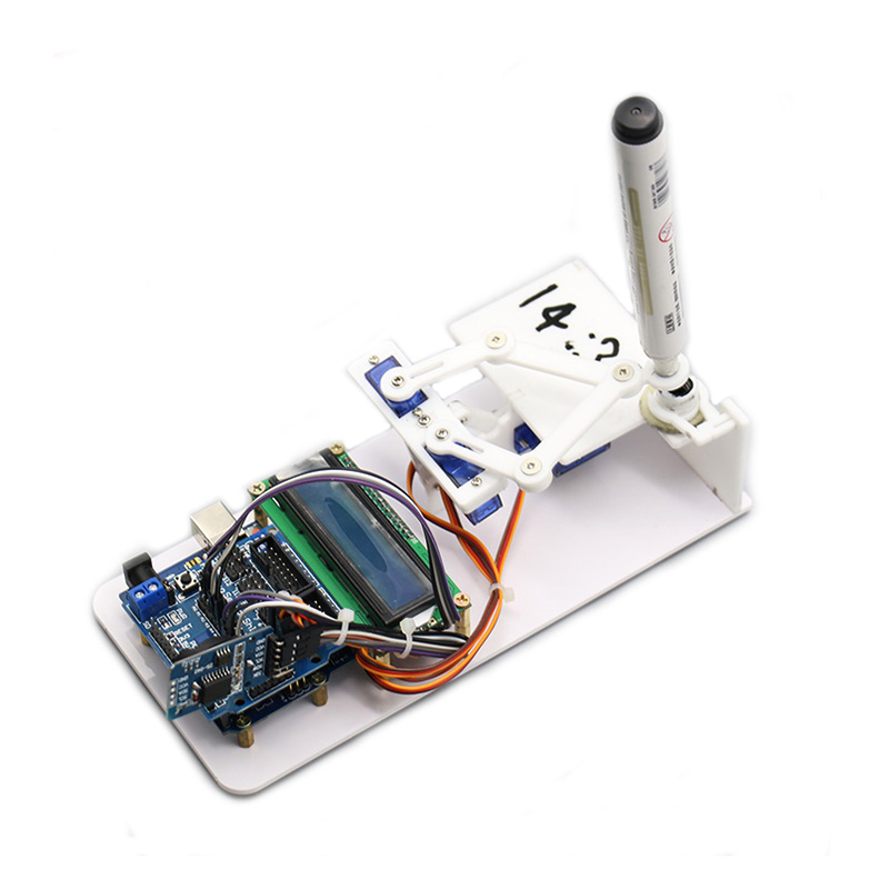 Plotclock-Upgraded-Manipulator-Drawing-Robot-Robotic-Clock-with-Arduino-Controller-1291019
