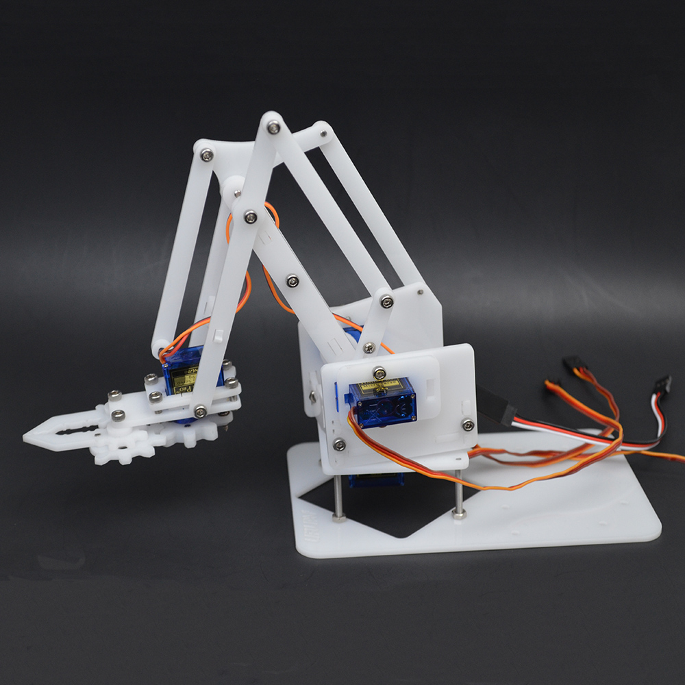 URUAV-DIY-4DOF-Smart-Acrylic-RC-Robot-Arm-Assembled-Arm-Educational-Kit-For-Arduino-BlackWhite-1383205