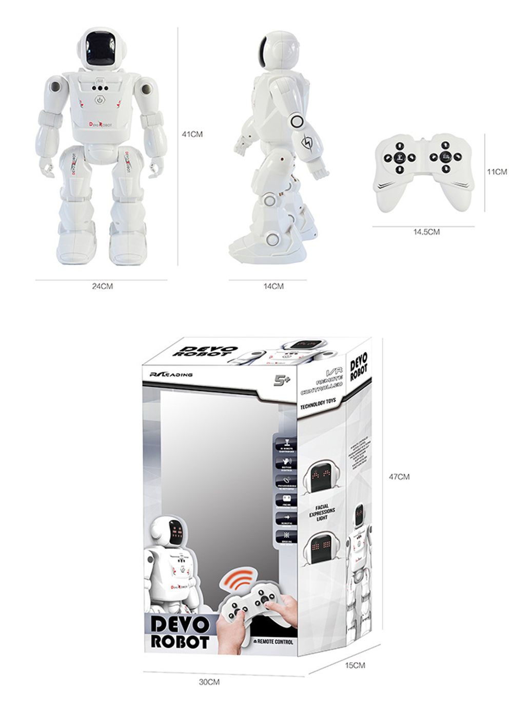 DEVO-Robot-Smart-RC-Robot-Programmable-Infrared-Gesture-Control-Dance-LED-Expression-Robot-Toy-1412907