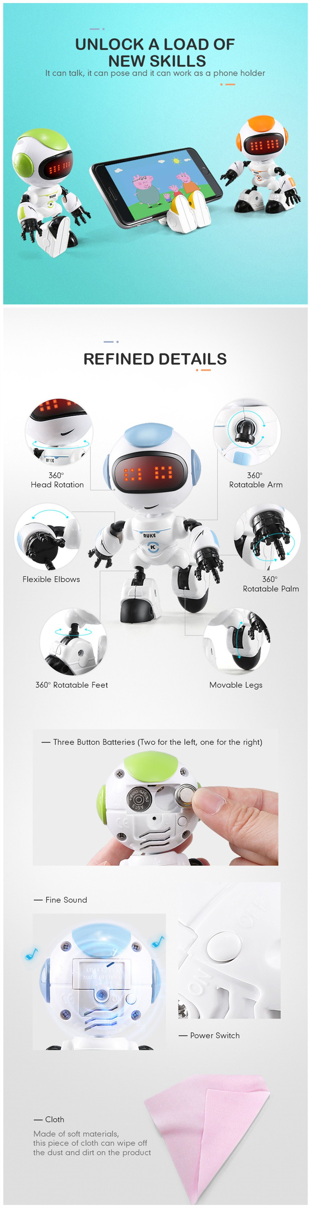 JJRC-R8-RUKE-Touch-Control-DIY-Gesture-Mini-Smart-Voiced-Alloy-Robot-Toy-1309896