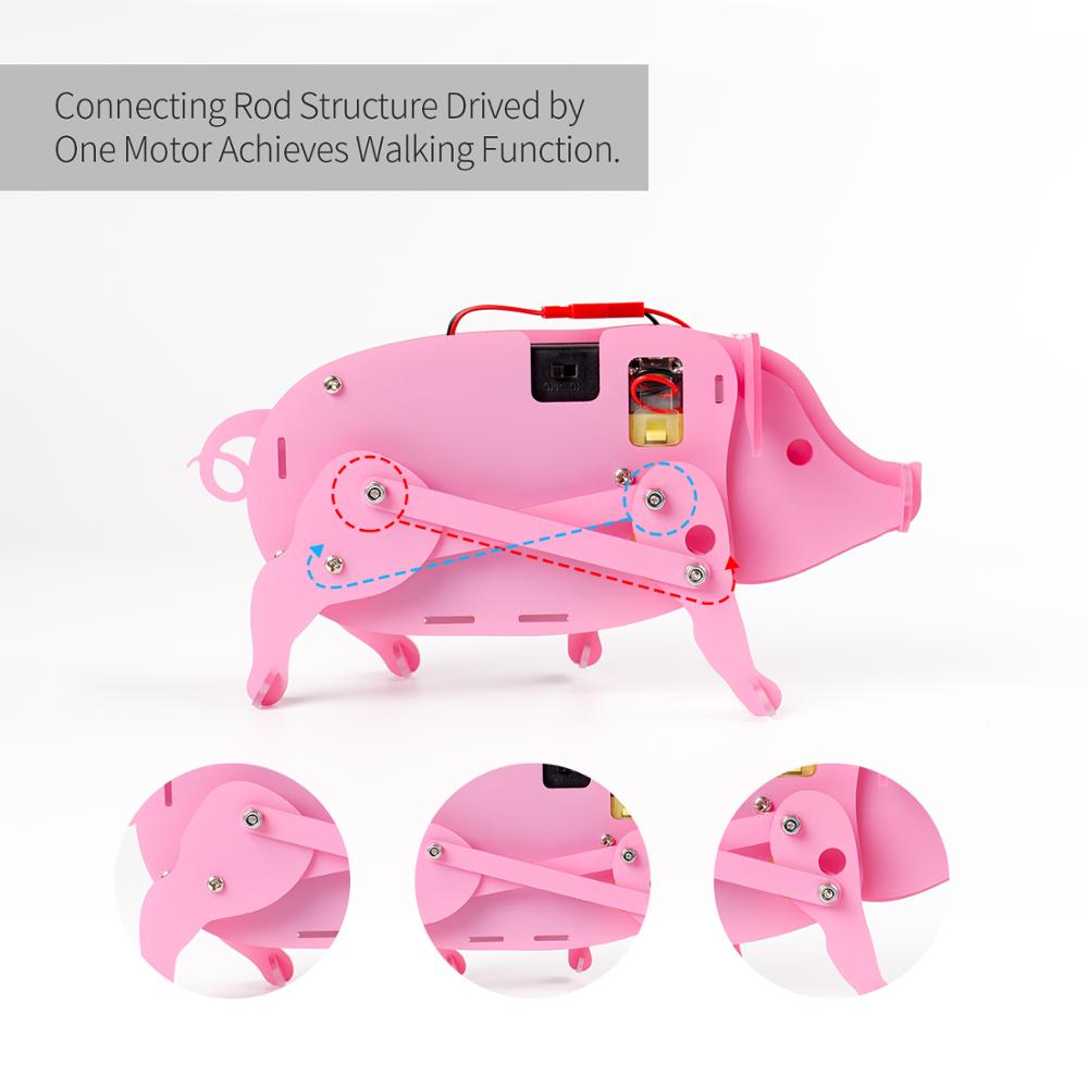 SunFounder-DIY-Assembled-Pig-Educational-Kits-Smart-RC-Robot-Toy-Gift-For-Children-1377360