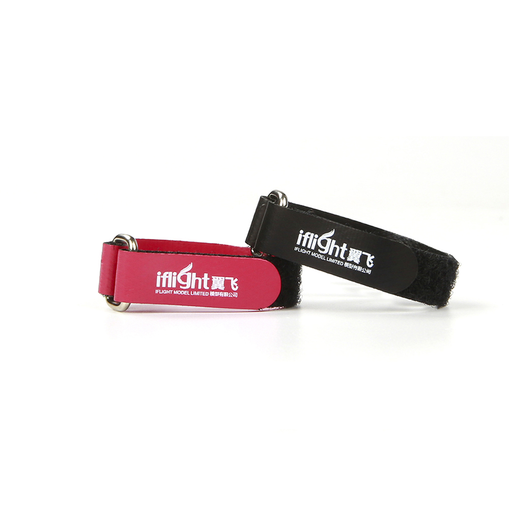 10Pcs-iFlight-10X130mm-Battery-Strap-Metal-Buckle-Patent-leather-Red-for-RC-Lipo-Battery-1382102