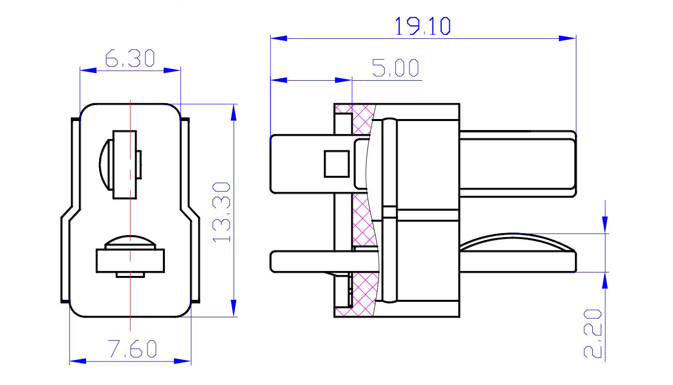 10-Pair-Amass-AM-1015B-Anti-Slip-Black-T-Plug-Connector-Male-amp-Female-1078607