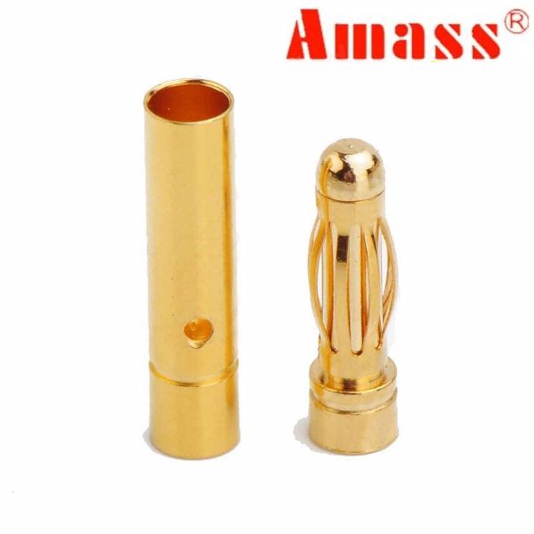 Amass-30mm-Gold-plated-Copper-Banana-Plug-AM-1001B-Male-amp-Female-1050850