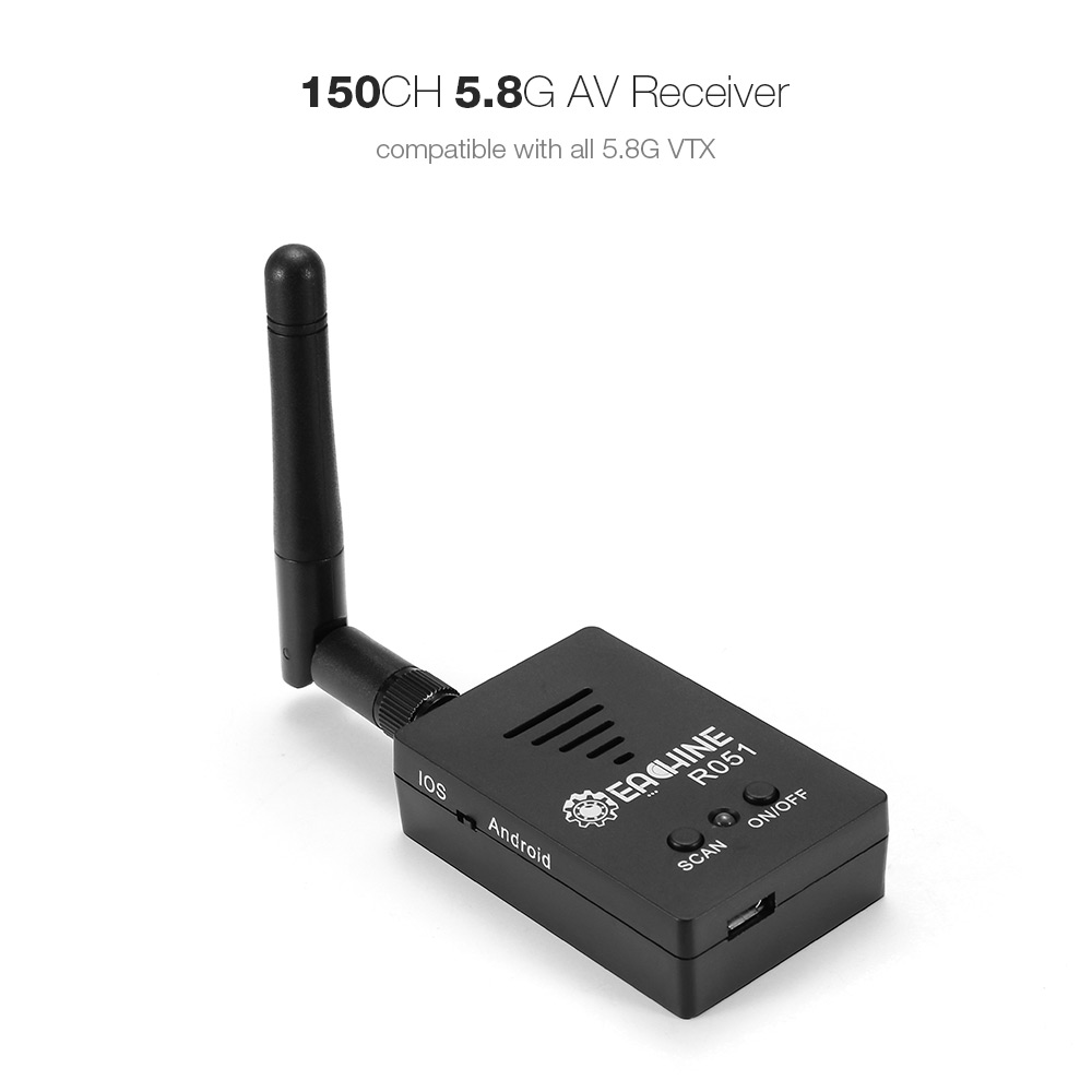 Eachine-R051-150CH-58G-FPV-AV-Receiver-Built-in-Bat-For-iPhone-Android-IOS-Smartphone-Mobile-Tablet-1196214