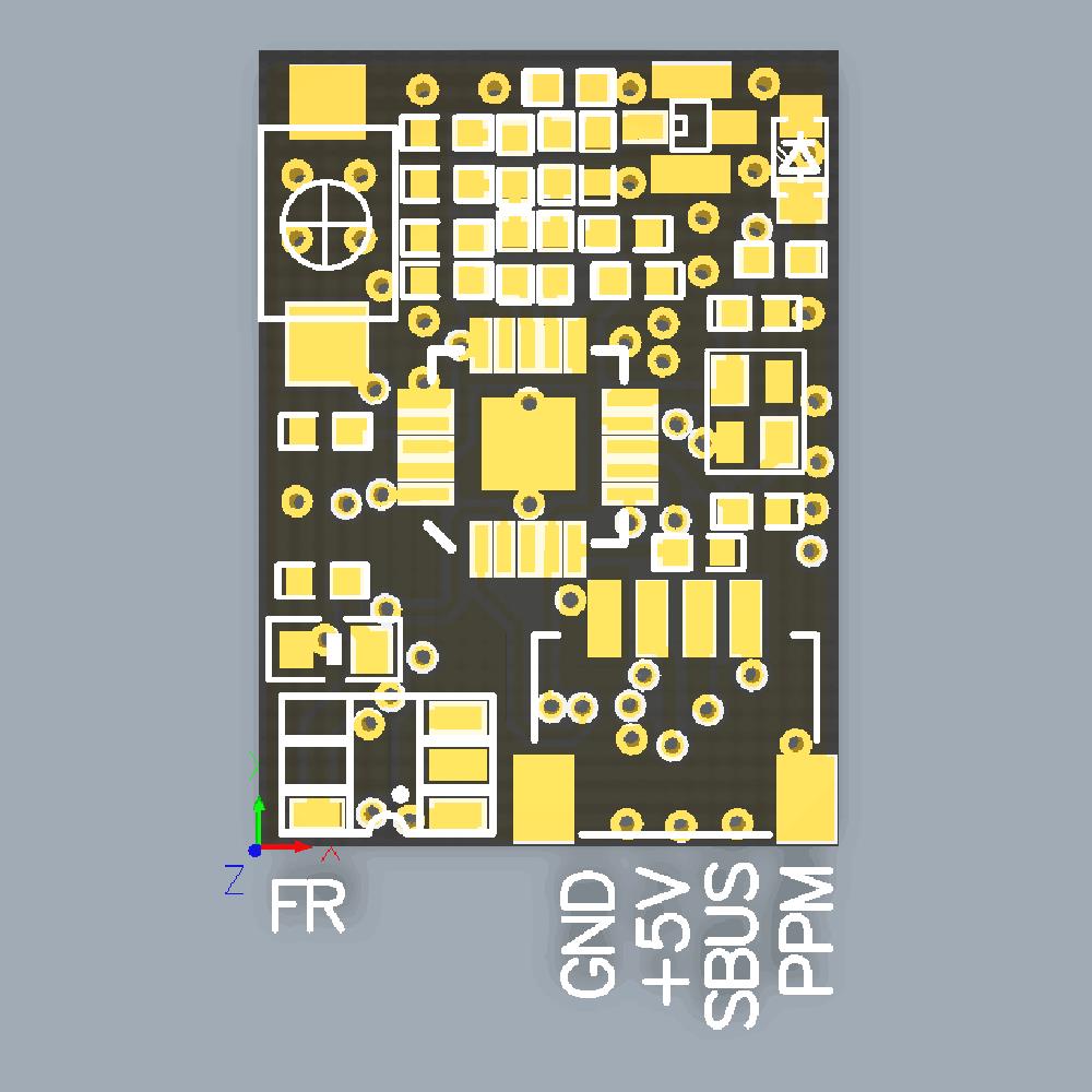 24G-8CH-Mini-Receiver-PPM-SBUS-Output-for-Frsky-X9DPLUS-XJT-DJT-DFT-DHT-1271793